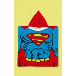 Детско пончо с качулка Superman