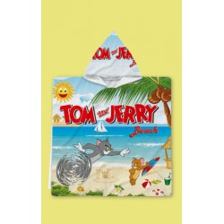 Детско пончо Tom and Jerry Beach