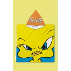 Детско пончо с качулка Tweety