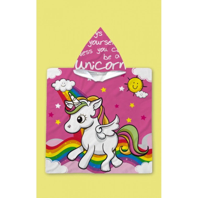 Детско пончо Unicorn