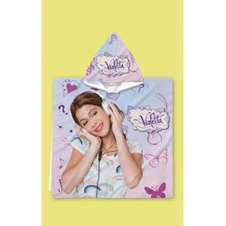 Детско пончо с качулка Violetta