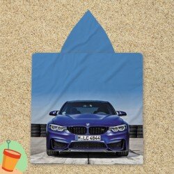Фенско пончо за плаж БМВ - BMW Blue