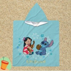 Детско пончо за плаж Лило и Стич - Lilo And Stitch