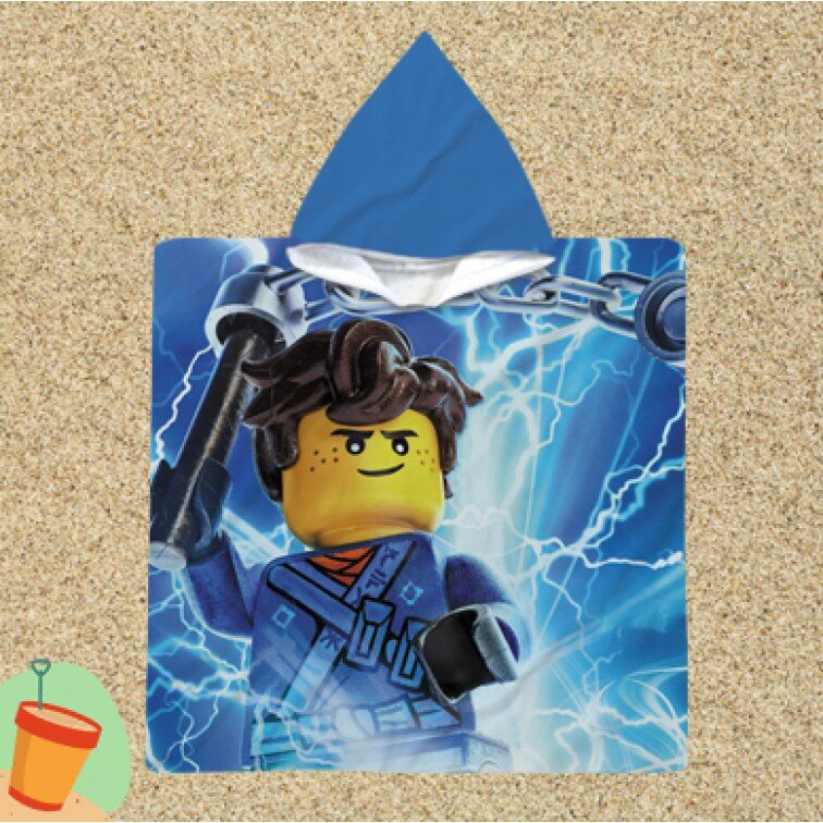 Детско пончо за плаж Нинджаго - Ninjago