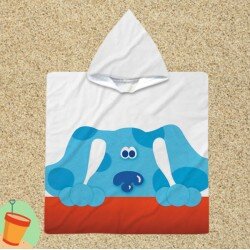 Детско плажно пончо Загадките на Блу - Blue's Clues and You