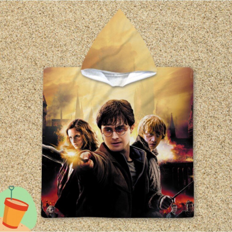 Плажно пончо за деца Хари Потър - Harry Potter