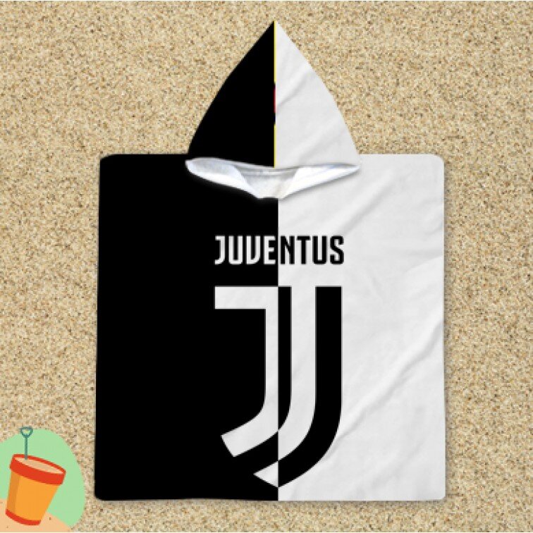 Футболно пончо за плаж Ювентус - Juventus Logo