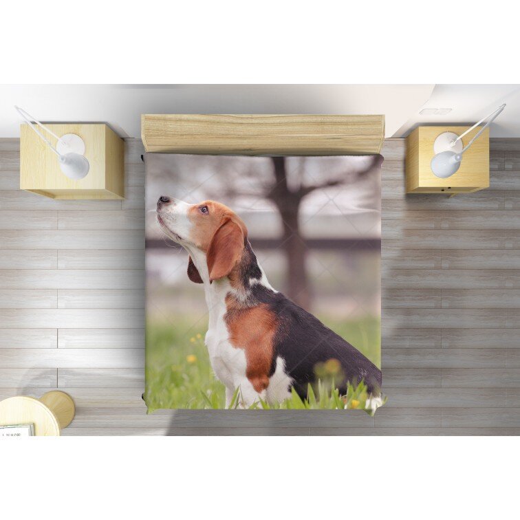3D шалте Бийгъл в гората -Beagle in the Wood