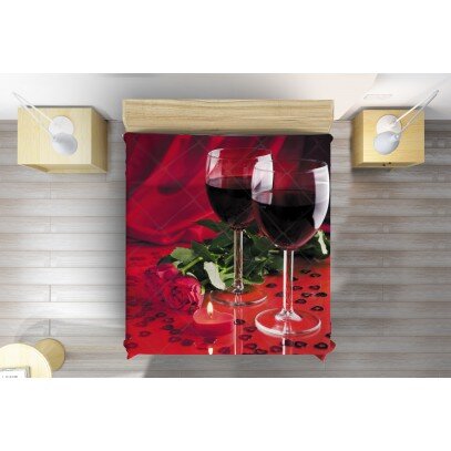 Ефектно романтично шалте Червено вино - Red Wine