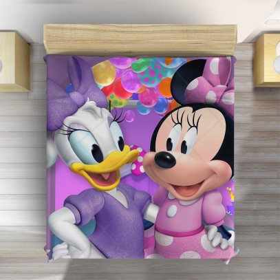 Детско покривало за легло Дейзи и Мини Маус - Daisy & Minnie Mouse
