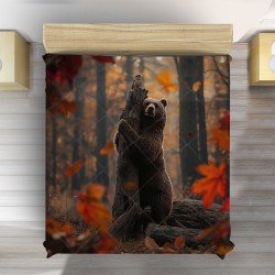 3D шалте Мечка през есента - Autumn Bear