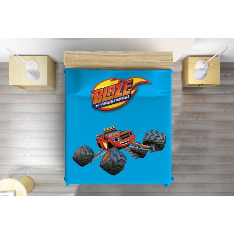 Детско покривало Пламъчко Блейз - Blaze Monster Truck