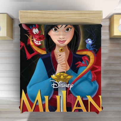 3D покривало за легло Мулан - Mulan