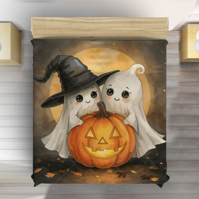 3D покривало за легло Призрачен Хелоуин - Spooky Halloween