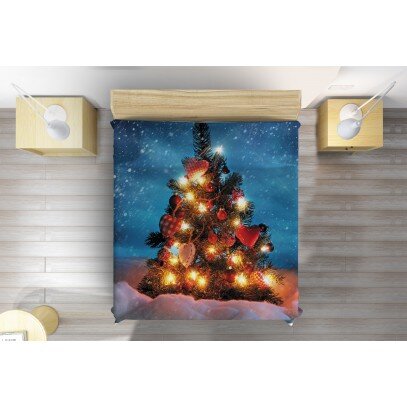 Коледно покривало Светеща елха - Shiny Christmas Tree