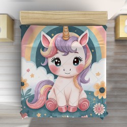 Шалте за деца Рисуван еднорог - Unicorn Cartoon