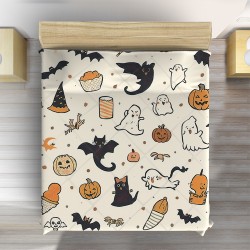 3D покривало за легло Весел Хелоуин - Happy Halloween