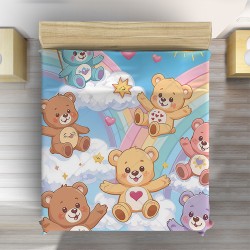 Цветно шалте Весели мечета - Happy Teddy Bears