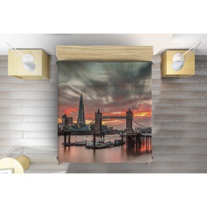 Оригинално шалте Залез в Лондон - Sunset in London