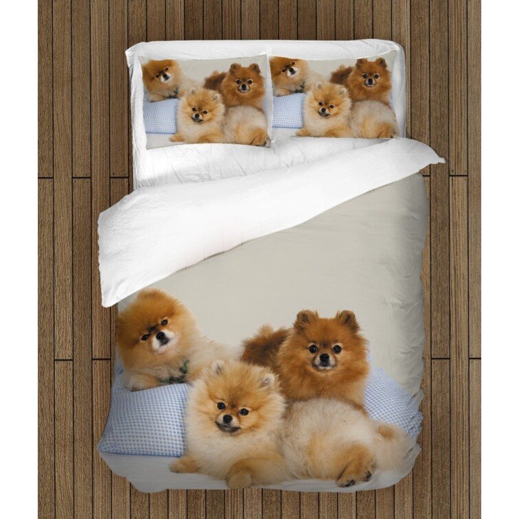 Уникално спално бельо с Померани бебета - Pomeranian Babies