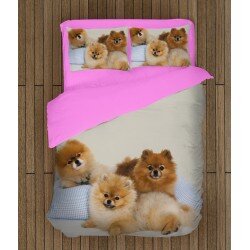 Уникално спално бельо с Померани бебета - Pomeranian Babies