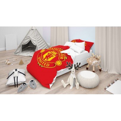 Футболно спално бельо Манчестър Юнайтед - Manchester United Red