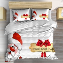 Детско спално бельо с дядо Коледа Честита Коледа - Merry Christmas