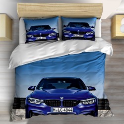 Спален комплект чаршафи с БМВ - BMW Blue