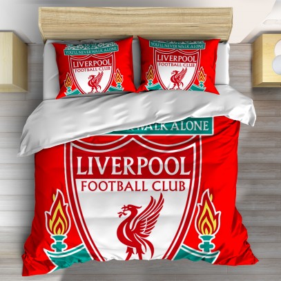 Фенско спално бельо Ливърпул - Liverpool Red