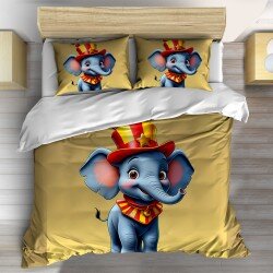 3D спално бельо The Adorable Dumbo - Дъмбо: Малко слонче с голямо сърце