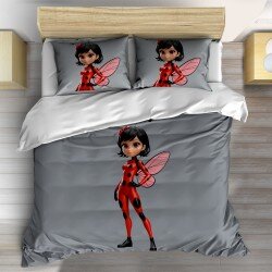 Спално бельо The enigmatic ladybug face - Загадъчната калинка с лице
