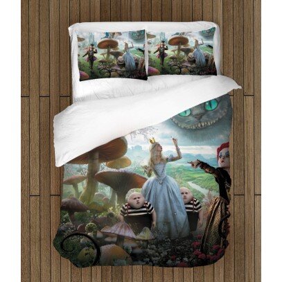 Спално бельо Алиса в страната на чудесата - Alice in Wonderland