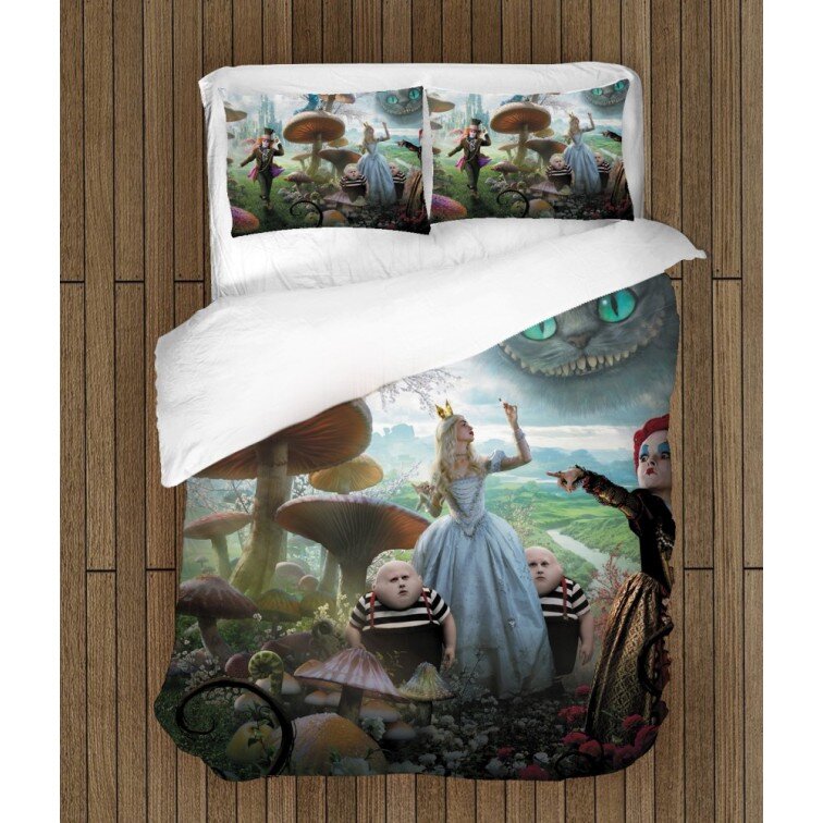 Спално бельо Алиса в страната на чудесата - Alice in Wonderland