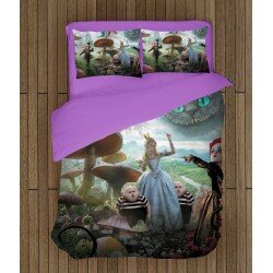 Спално бельо Алиса в страната на чудесата - Alice in Wonderland
