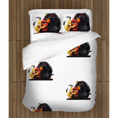 Детски чаршафи Енгри Бърдс - Angry Birds White