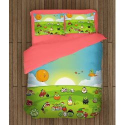 Спален комплект Енгри Бърдс и приятели - Angry Birds and Friends