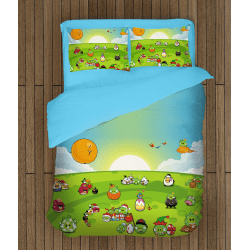 Спален комплект Енгри Бърдс и приятели - Angry Birds and Friends