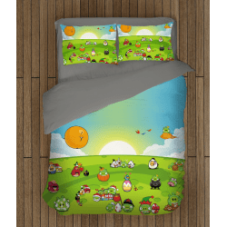 Спален комплект Енгри Бърдс и приятели - Angry Birds and Friends
