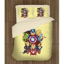 Модерно спално бельо Отмъстителите Анимация - Avengers Cartoon