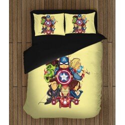 Модерно спално бельо Отмъстителите Анимация - Avengers Cartoon