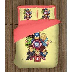 Модерно спално бельо Отмъстителите Анимация - Avengers Cartoon