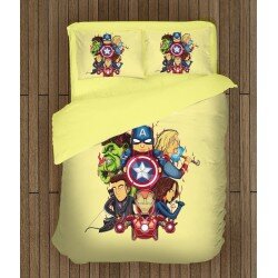 Модерно спално бельо Отмъстителите Анимация - Avengers Cartoon
