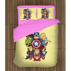 Модерно спално бельо Отмъстителите Анимация - Avengers Cartoon