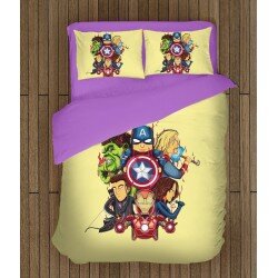 Модерно спално бельо Отмъстителите Анимация - Avengers Cartoon