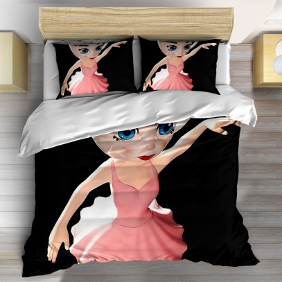 3D детско спално бельо Балерина Капучина - Ballerina Cappuccina