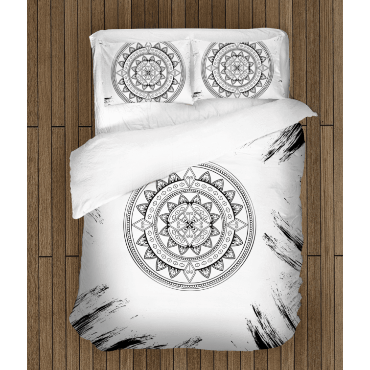 Спално бельо Черно-бяла Мандала - Black&White Mandala