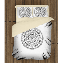 Спално бельо Черно-бяла Мандала - Black&White Mandala