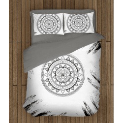 Спално бельо Черно-бяла Мандала - Black&White Mandala