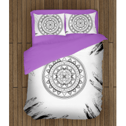 Спално бельо Черно-бяла Мандала - Black&White Mandala