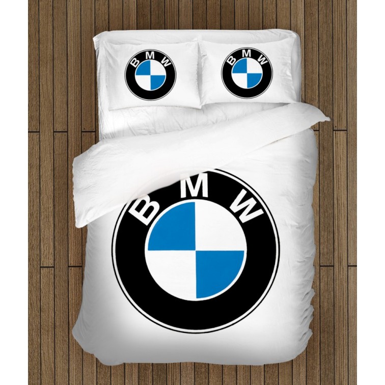 Ефектно спално бельо с лого БМВ - BMW Logo